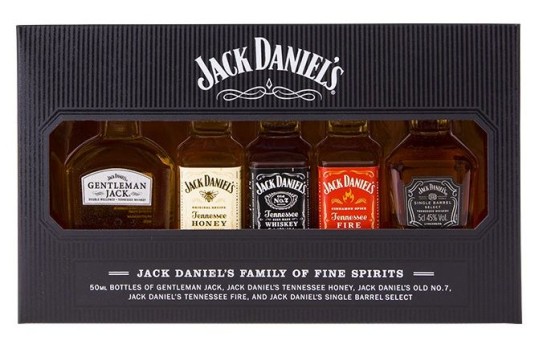 Jack Daniel's Family Pack – Комплект от 5 миниатюри Tennessee Whiskey 5 x 50 мл