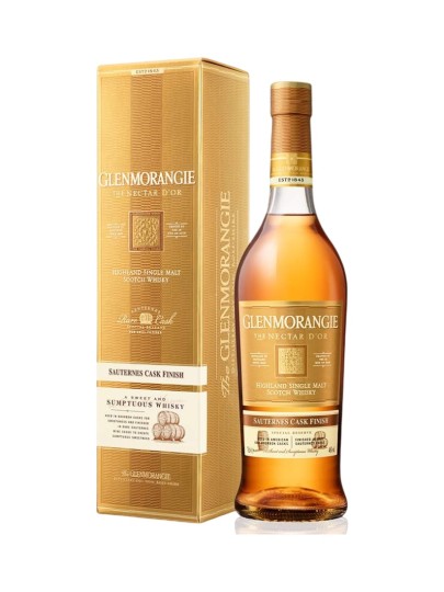 Glenmorangie Nectar D'Or 12 YO – Highland Single Malt Scotch Whisky с кайсия, мед, бял шоколад и джинджифил 700 мл