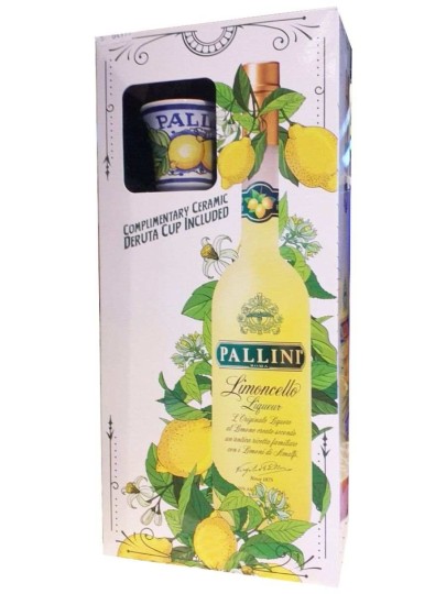  Ликьор Лимончело Палини + Керамична Чаша / Liqueur Limoncello Pallini Ceramic Cup Set 0.5 л.