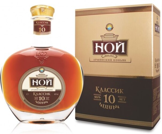 Арменско Бренди Ной Класик 10г. 0,50л, кутия