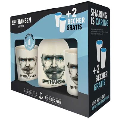 Gin Knut Hansen + 2 Чаши 0.5 Gin Knut Hansen + 2 Чаши 0.5