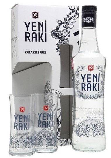 Йени Ракъ + 2 Чаши / Yeni Raki + 2 Glasses 0.7 л.