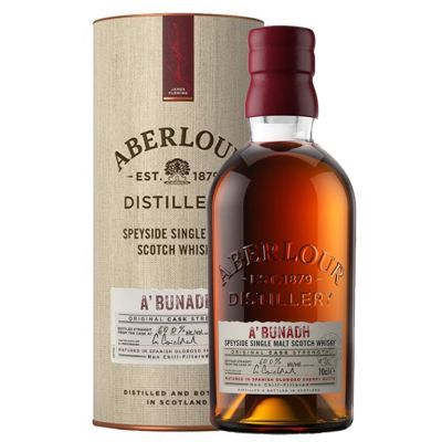 Аберлор А’Буна №74 0.7 л. – Speyside Single Malt Scotch Whisky с черна череша, сушени плодове, шоколад и подправки