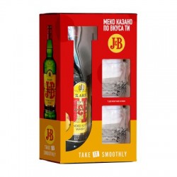 Джей Би + 2 Ниски Чаши / J&B Glass Set