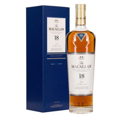 Макалън 18YO Double Cask – Single Malt Scotch Whisky с карамел, сушени плодове, джинджифил и ванилия 700 мл