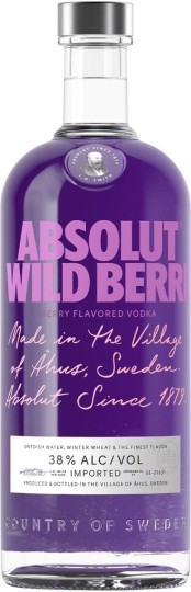  Абсолют Горски Плодове / Absolut Wild Berry 1 л.